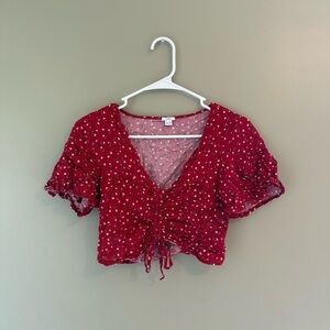 OVS Red Floral Blouse